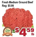 Top Food Supermarket Fresh Medium Ground Beef offer