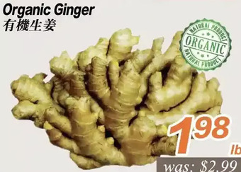 Seasons Foodmart Organic Ginger offer