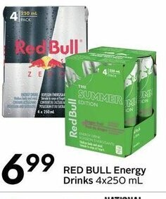Sobeys Red Bull Energy Drinks offer