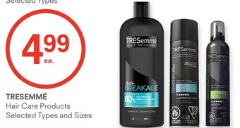 Remedy's RX Tresemme Hair Care Products offer