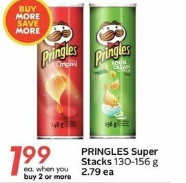 Sobeys Pringles Super Stacks offer