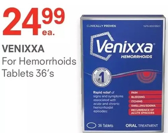 Remedy's RX Venixxa for Hemorrhoids Tablets offer