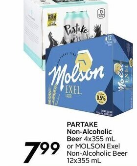 Sobeys Partake Non-Alcoholic Beer offer