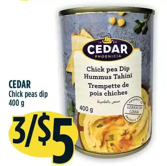Marché Adonis Cedar Chick Peas Dip offer