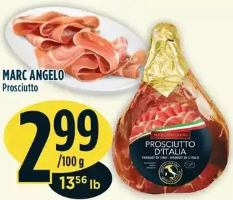 Marché Adonis Marc Angelo Prosciutto offer