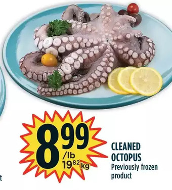 Marché Adonis Cleaned Octopus offer