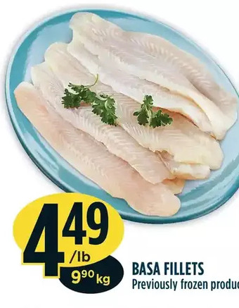 Marché Adonis Basa Fillets Previously Frozen Product offer