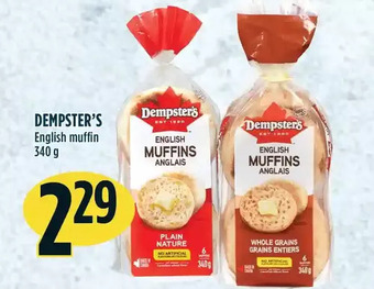 Marché Adonis Dempster's English Muffin offer
