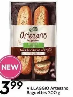 Sobeys Villaggio Artesano Baguettes offer