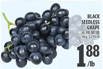 Al Premium Food Mart Black Seedless Grape offer