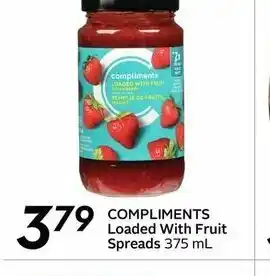 Sobeys Compliments Loaded With Fruit Spreads offer