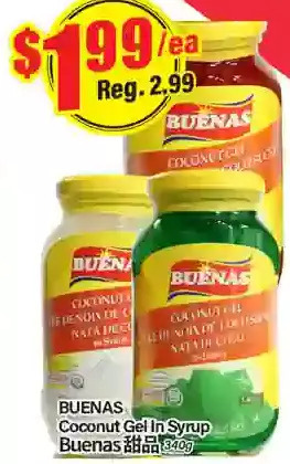 Btrust Supermarket Buenas Coconut Gel in Syrup offer