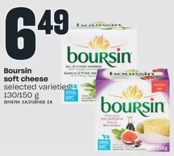 Independent Grocer Boursin Soft Cheese offer
