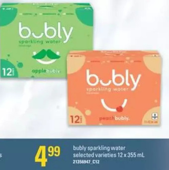 Independent Grocer Bubly Sparkling Water offer