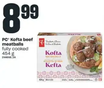 Independent Grocer PC Kofta Beef Meatballs offer
