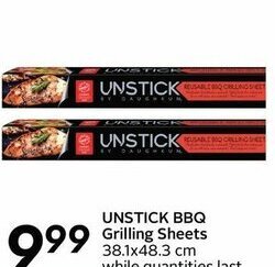 Sobeys Unstick BBQ Grilling Sheets offer