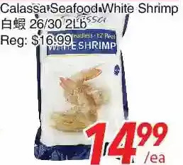 Foody World Calassa Seafood White Shrimp offer
