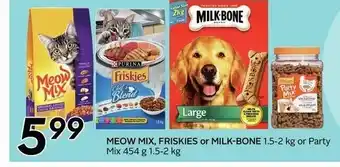 Sobeys Meow Mix,Friskies Or Milk-Bone offer
