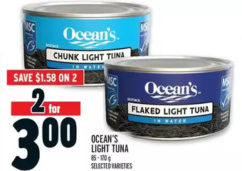 Metro Ocean's Light Tuna offer