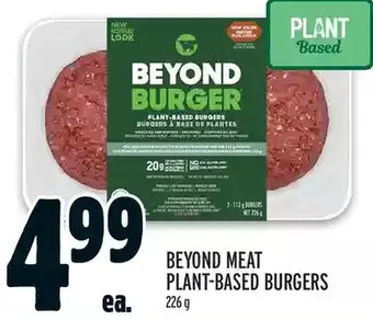 Metro Beyond Meat Plant-Based Burgers offer