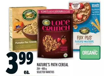 Metro Nature's Path Cereal offer