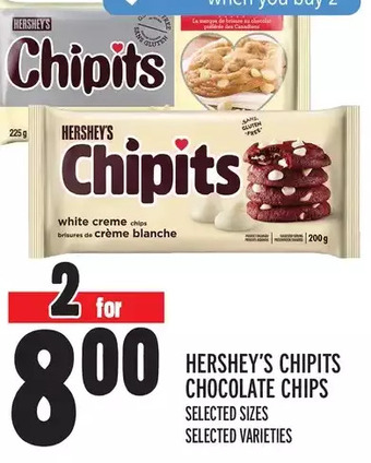 Metro Hershey's Chipits Chocolate Chips offer