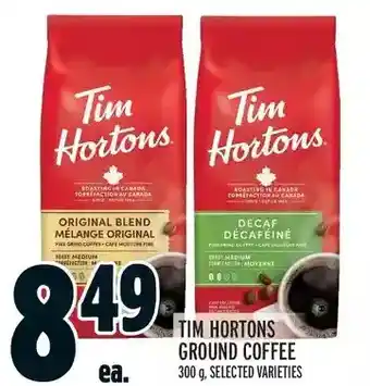 Metro Tim Hortons Ground Coffee offer