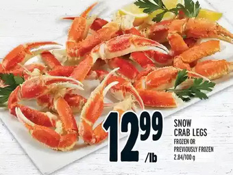 Metro Snow Crab Legs offer