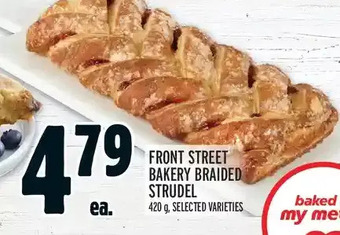 Metro Front Street Bakery Braided Strudel offer