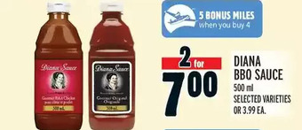 Metro Diana BBQ Sauce offer