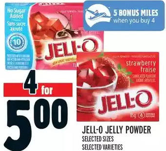 Metro Jell-O Jelly Powder offer