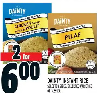 Metro Dainty Instant Rice offer
