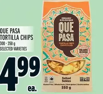 Metro Que Pasa Tortilla Chips offer