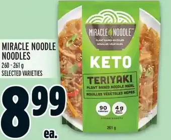 Metro Miracle Noodle Noodles offer
