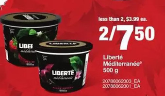 Zehrs Markets Liberte Mediterranee offer