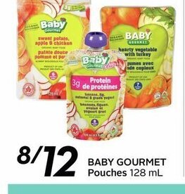 Sobeys Baby Gourmet Pouches offer