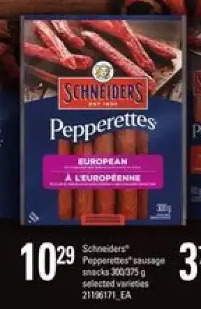 Zehrs Markets Schneiders Pepperettes Sausage Snacks offer