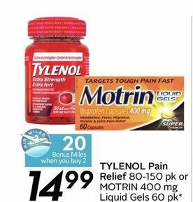 Sobeys Tylenol Pain Relief offer