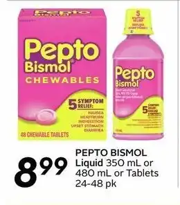 Sobeys Pepto Bismol Liquid offer