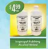 Grant's Foodmart Isopropyl Rubbing Alcohol offer