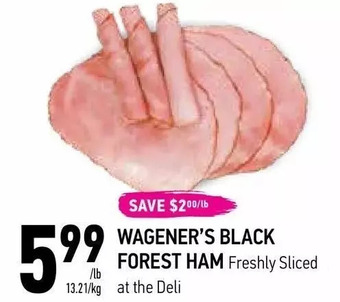 Coppa's Fresh Market Wagener's Black Forest Ham offer