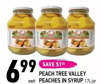 Coppa's Fresh Market Peach Tree Valley Peaches in Syrup offer
