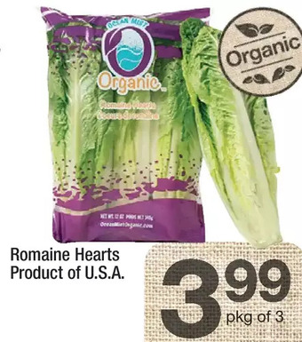 Highland Farms Romaine Hearts offer