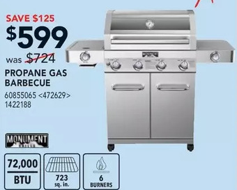 Lowe's Monument Propane Gas Barbecue offer