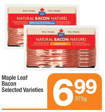 Highland Farms Maple Leaf Bacon offer