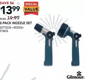 Lowe's Gilmour Nozzle Set offer