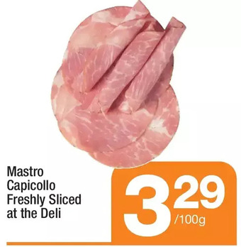 Highland Farms Mastro Capicollo Freshly Sliced at the Deli offer