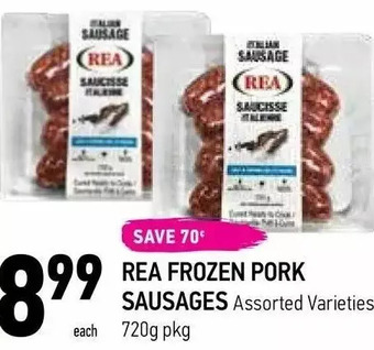 Coppa's Fresh Market Rea Frozen Pork Sausages offer