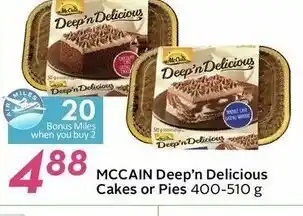 Sobeys Mccain Deep'n Delicious offer