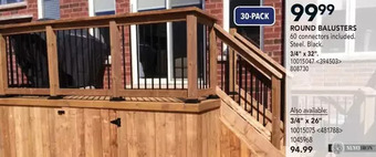 Lowe's Round Balusters offer